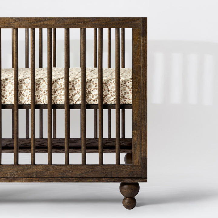 All-Stages Midi Crib Sheet in GOTS Certified Organic Brushed Cotton