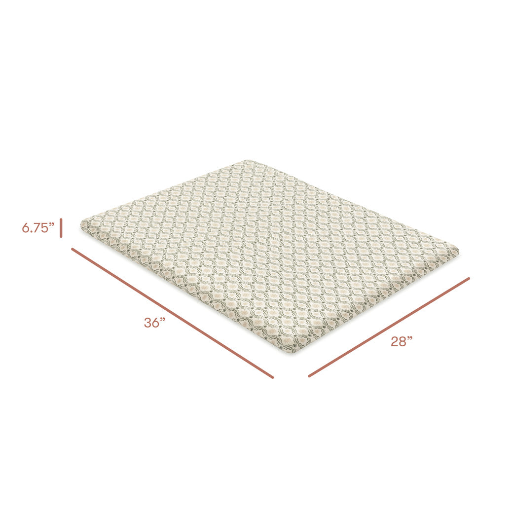All-Stages Midi Crib Sheet in GOTS Certified Organic Brushed Cotton