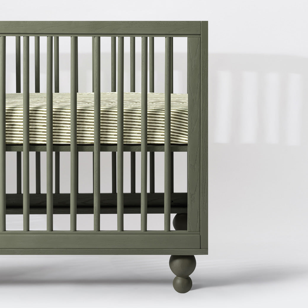 All-Stages Midi Crib Sheet in GOTS Certified Organic Brushed Cotton