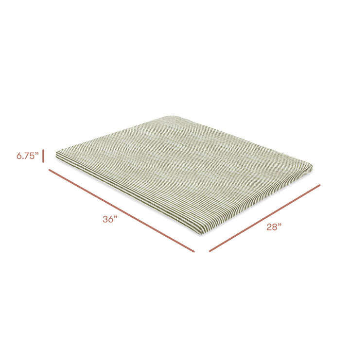 All-Stages Midi Crib Sheet in GOTS Certified Organic Brushed Cotton