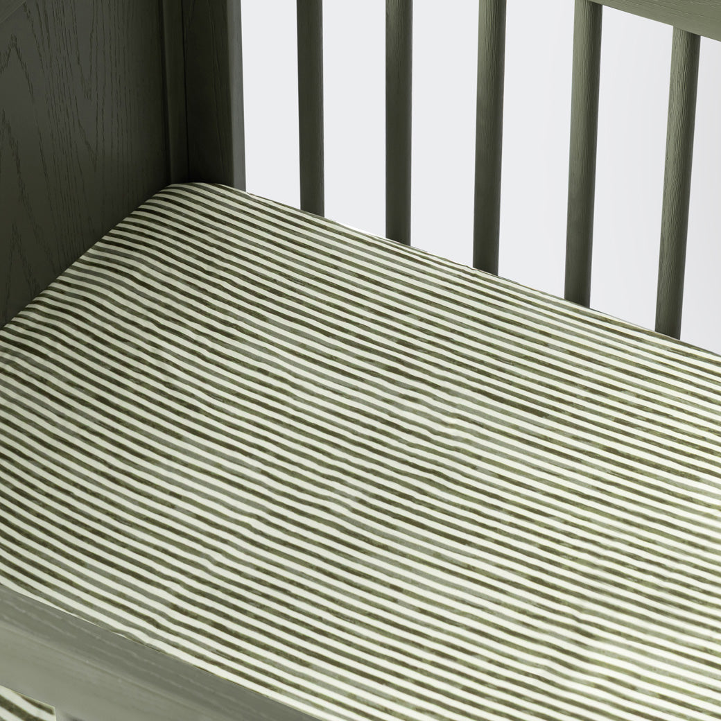 All-Stages Midi Crib Sheet in GOTS Certified Organic Brushed Cotton