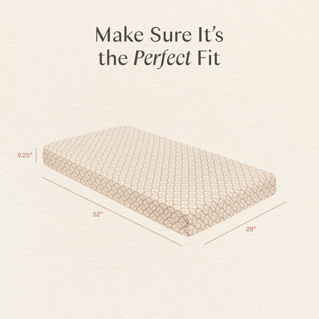 Crib Sheet in GOTS Certified Organic Brushed Cotton