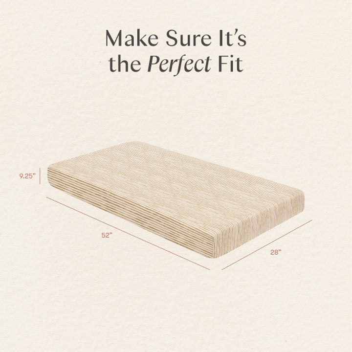 Crib Sheet in GOTS Certified Organic Brushed Cotton
