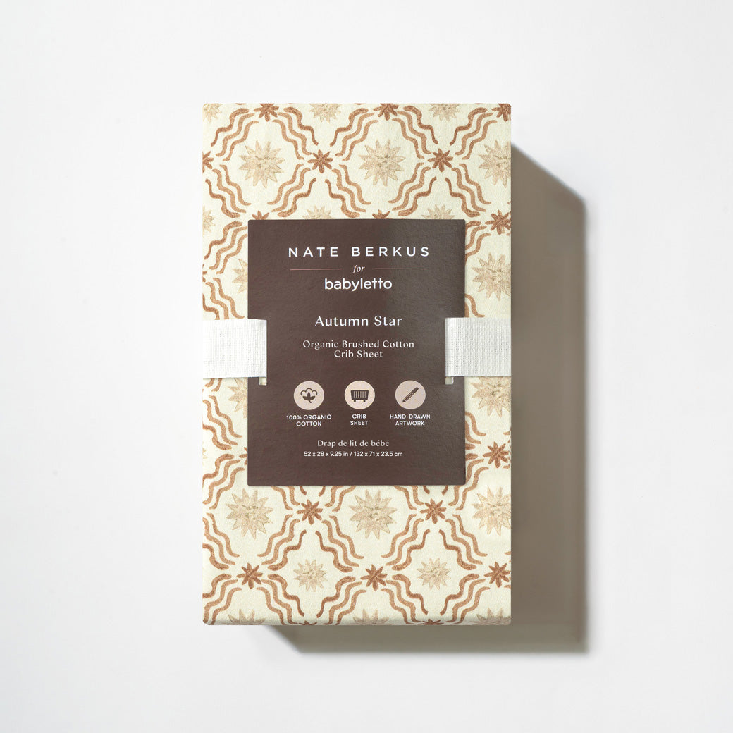 Crib Sheet in GOTS Certified Organic Brushed Cotton