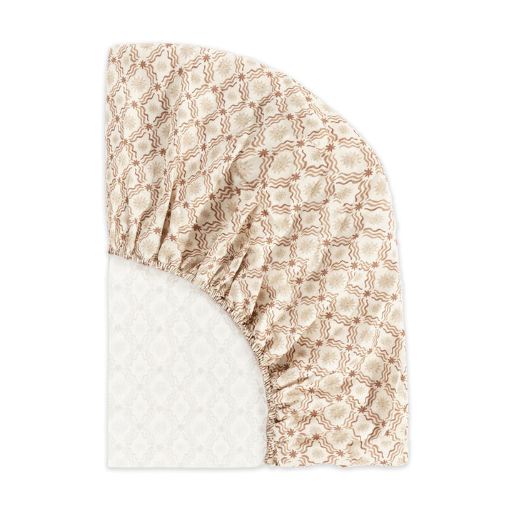 Crib Sheet in GOTS Certified Organic Brushed Cotton