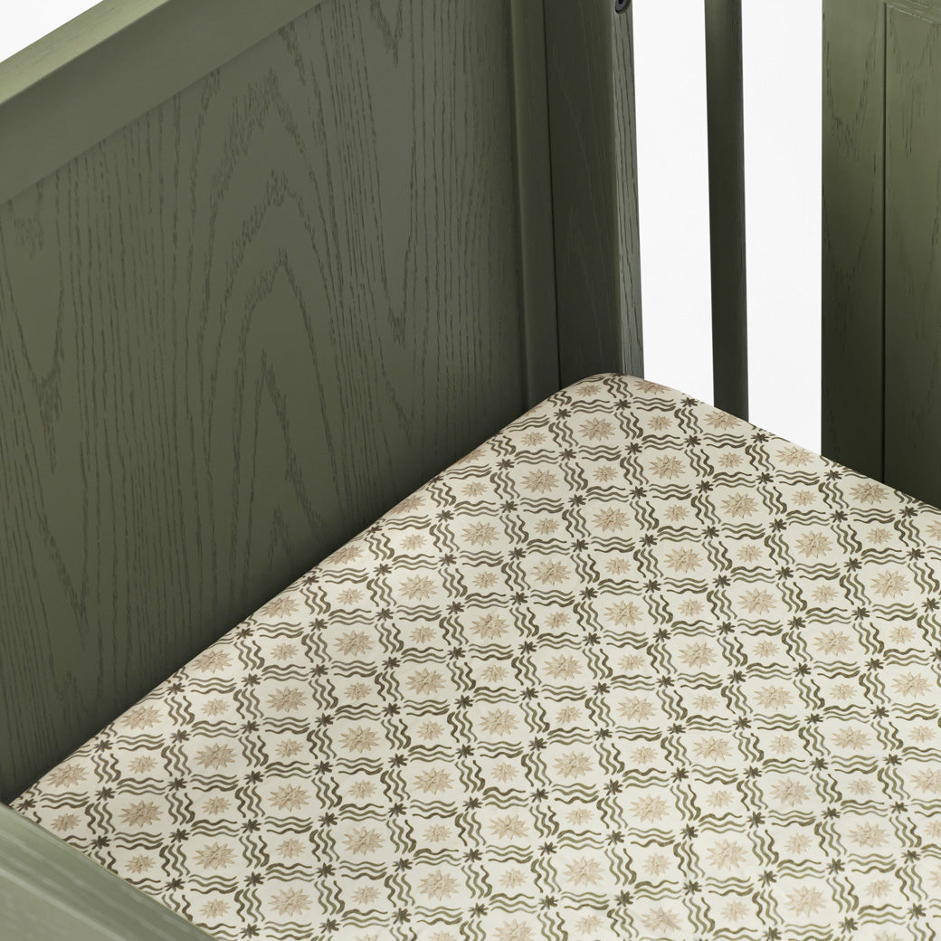 Crib Sheet in GOTS Certified Organic Brushed Cotton