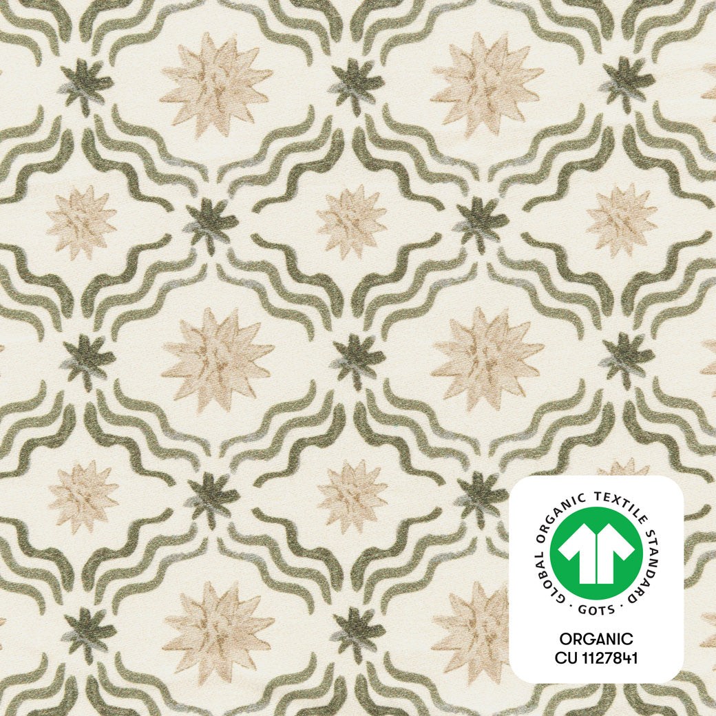 Crib Sheet in GOTS Certified Organic Brushed Cotton