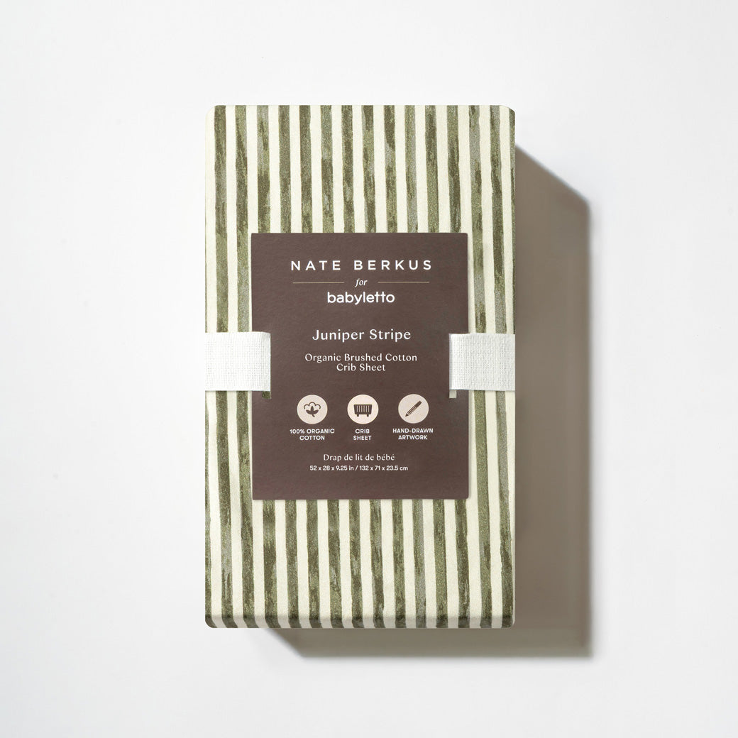Crib Sheet in GOTS Certified Organic Brushed Cotton