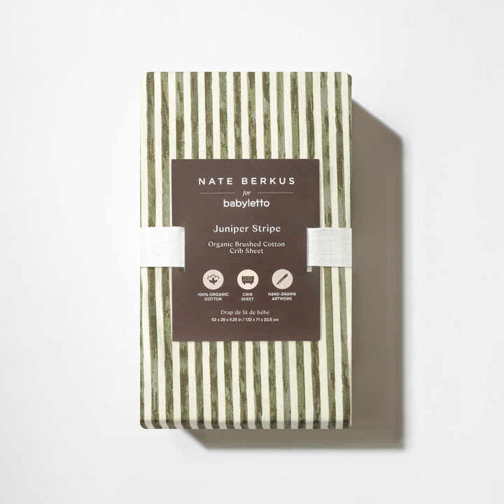Crib Sheet in GOTS Certified Organic Brushed Cotton