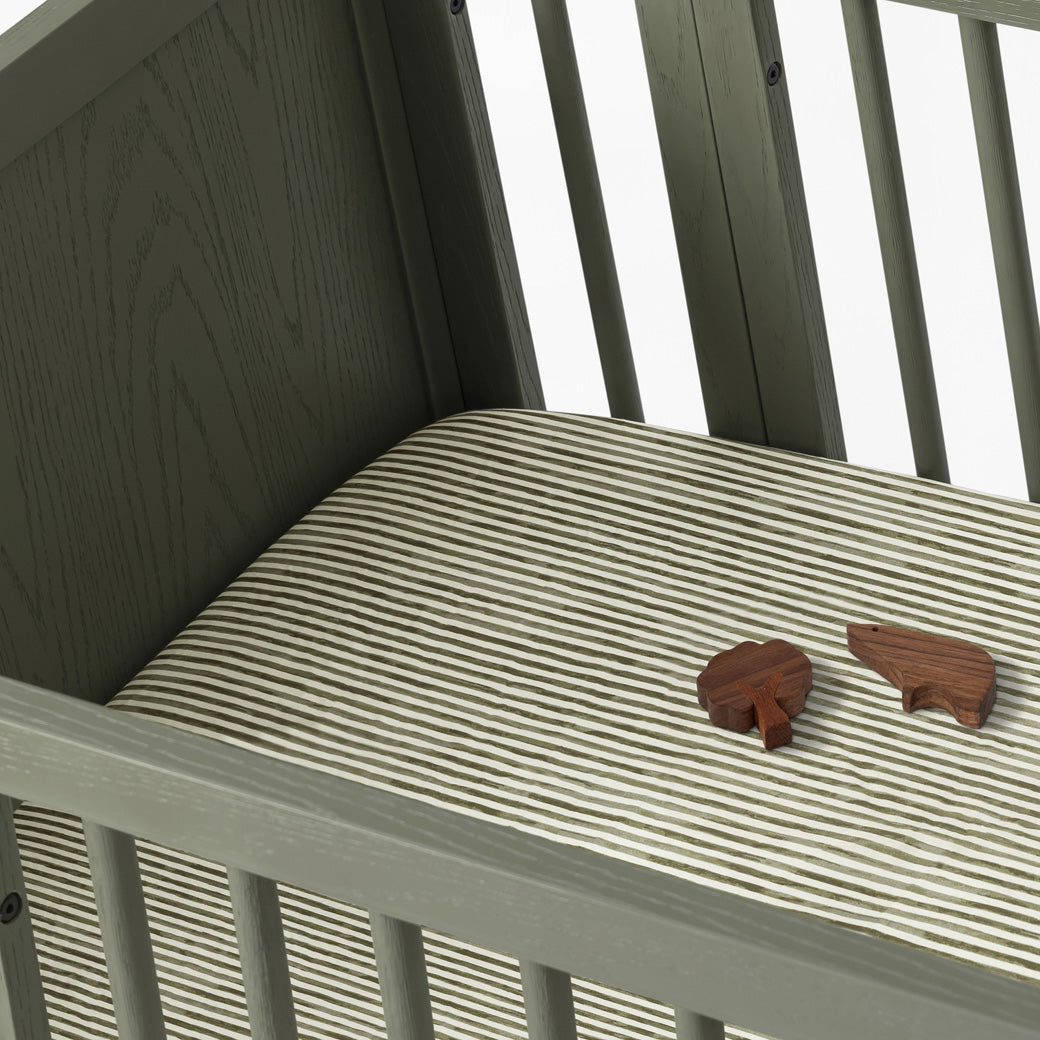 Crib Sheet in GOTS Certified Organic Brushed Cotton