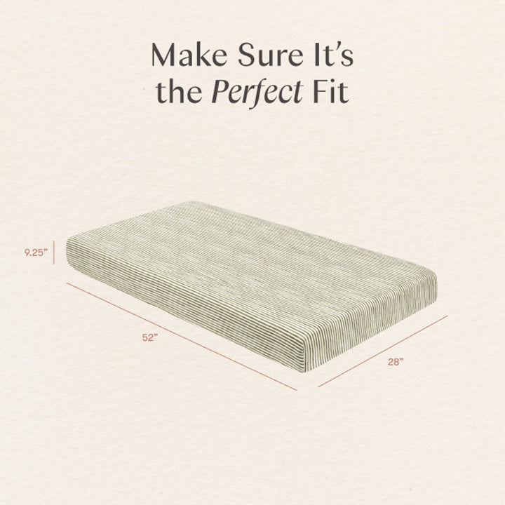 Crib Sheet in GOTS Certified Organic Brushed Cotton