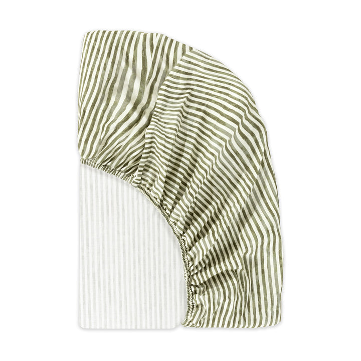 Crib Sheet in GOTS Certified Organic Brushed Cotton