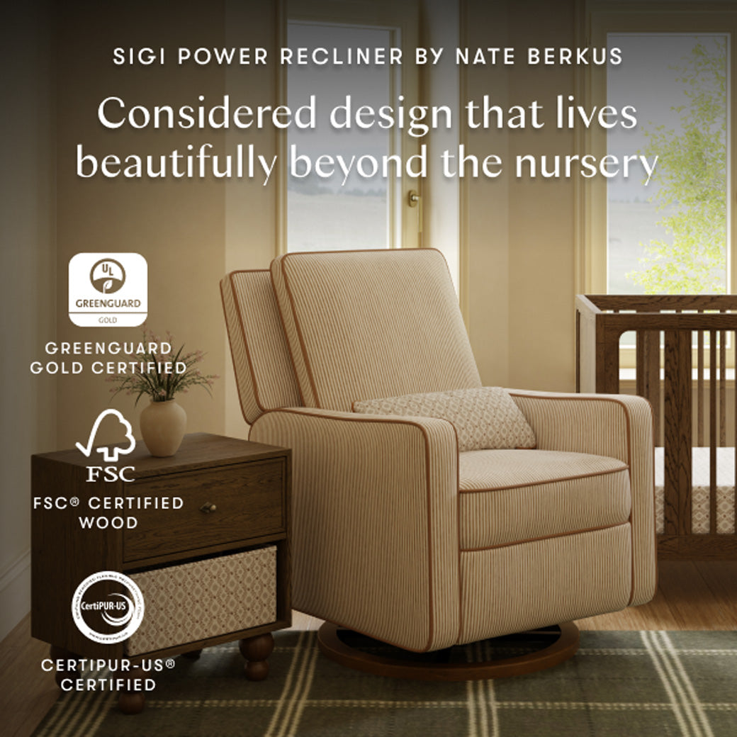 Sigi Electronic Glider Recliner by Nate Berkus