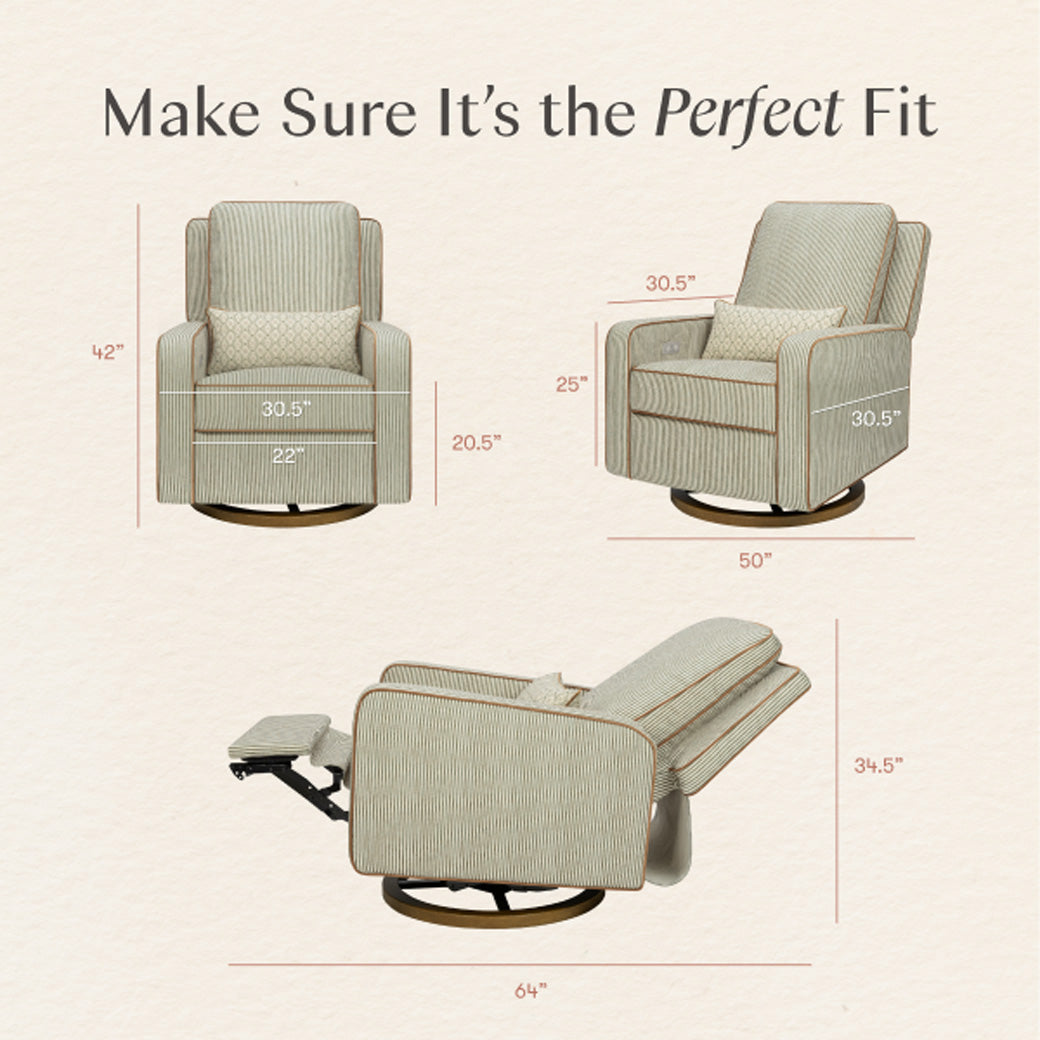 Sigi Electronic Glider Recliner by Nate Berkus