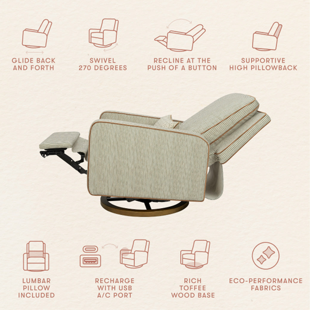 Sigi Electronic Glider Recliner by Nate Berkus