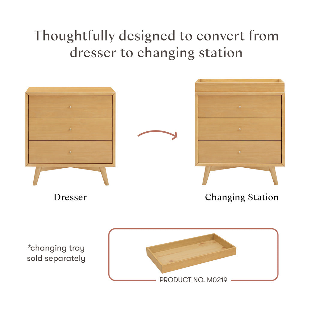 Palma 3-Drawer Assembled Dresser