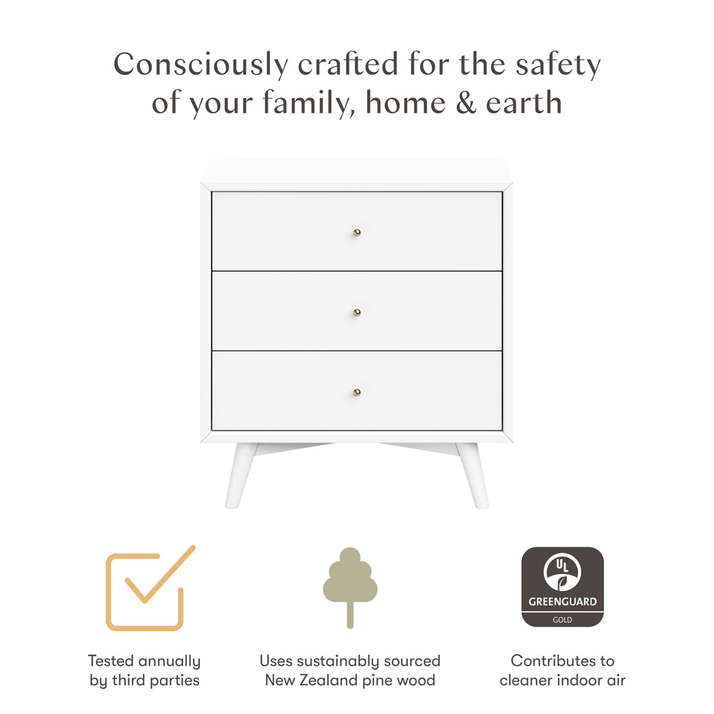 Palma 3-Drawer Assembled Dresser