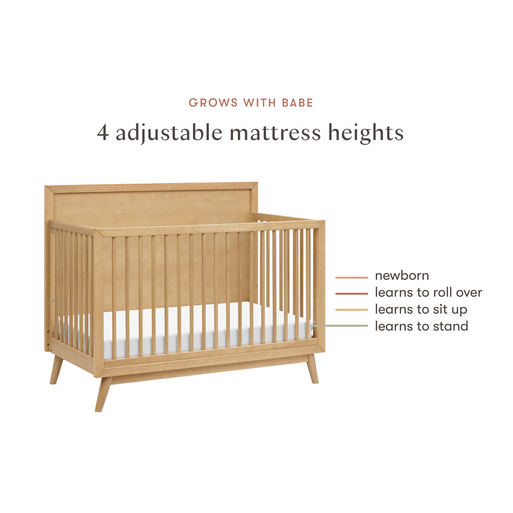 Palma 4-in-1 Convertible Crib + Toddler Bed Conversion Kit