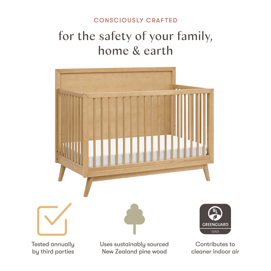 Palma 4-in-1 Convertible Crib + Toddler Bed Conversion Kit