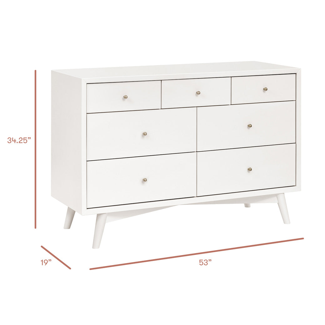 Palma 7-Drawer Assembled Double Dresser