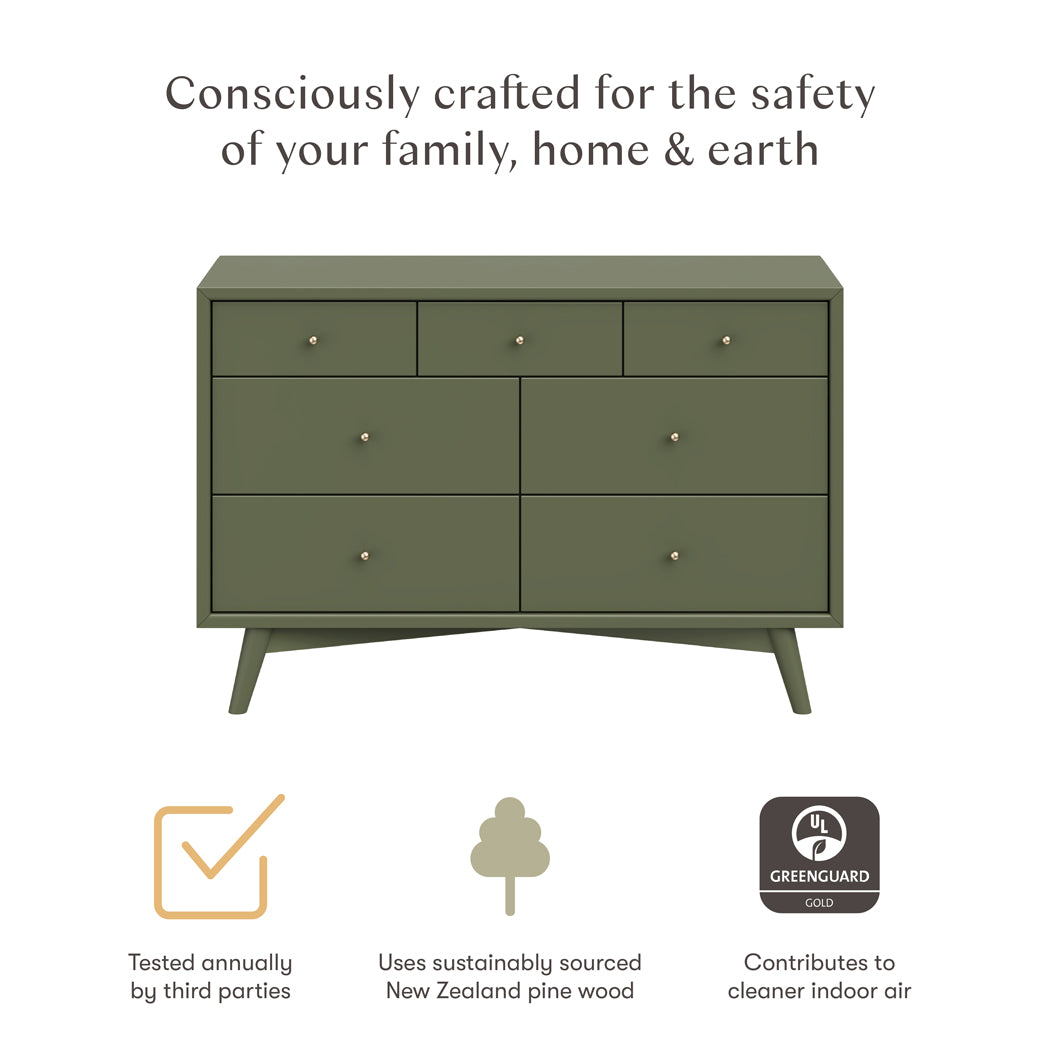 Palma 7-Drawer Assembled Double Dresser