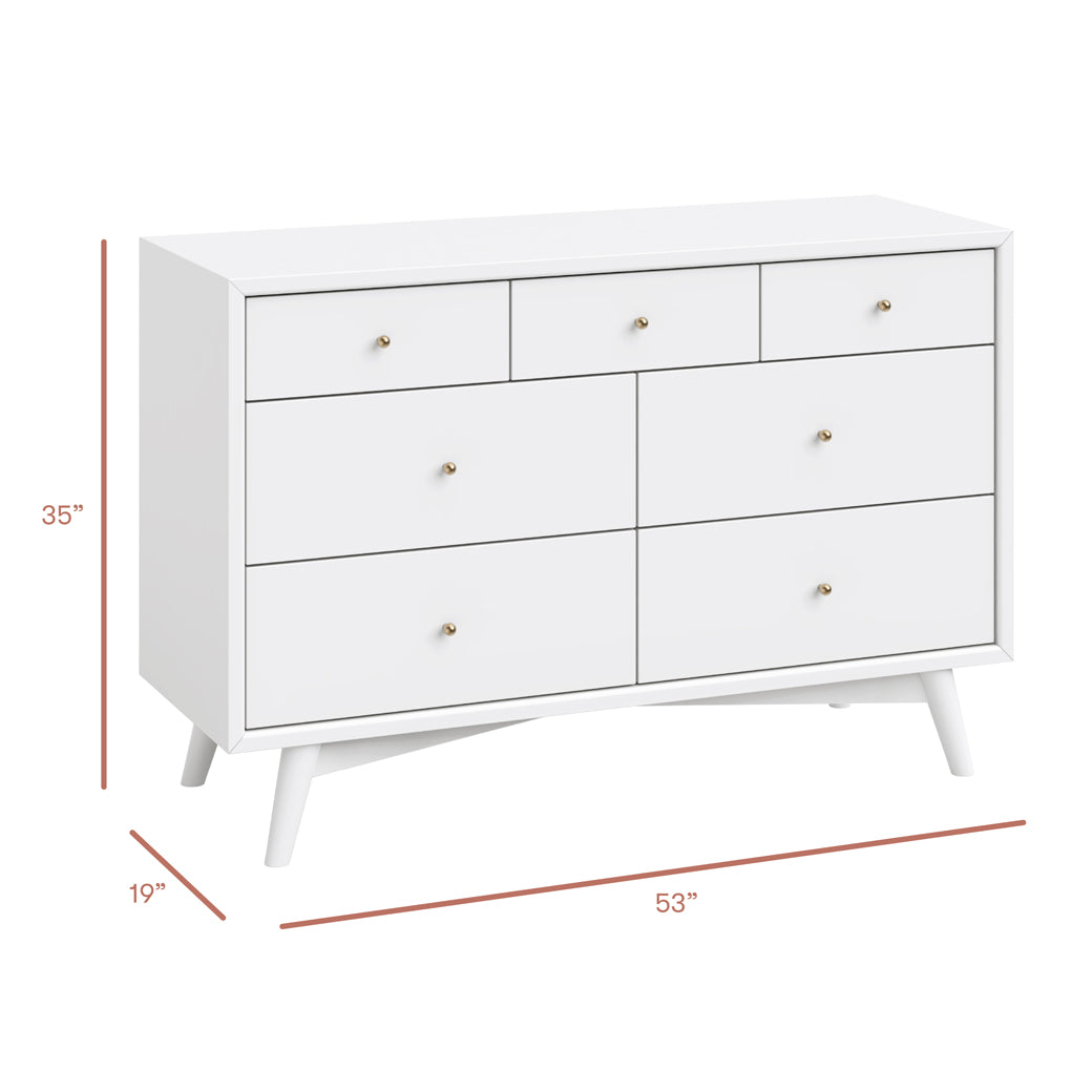 Palma 7-Drawer Assembled Double Dresser