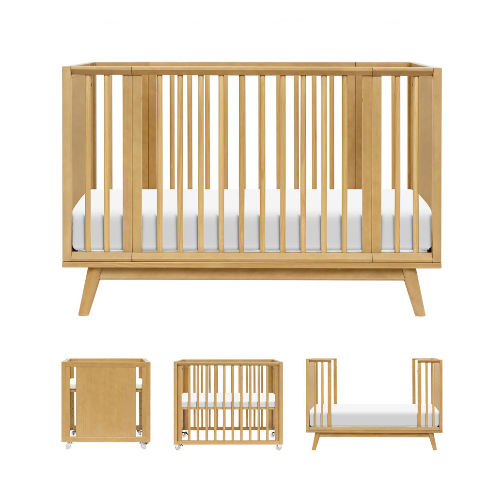Palma 8-in-1 Convertible All-Stages Crib with Bassinet & Toddler Bed Kits