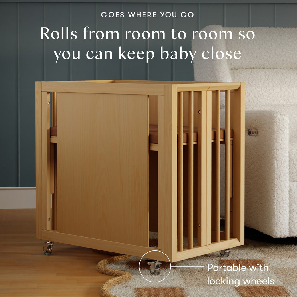 Palma 8-in-1 Convertible All-Stages Crib with Bassinet & Toddler Bed Kits