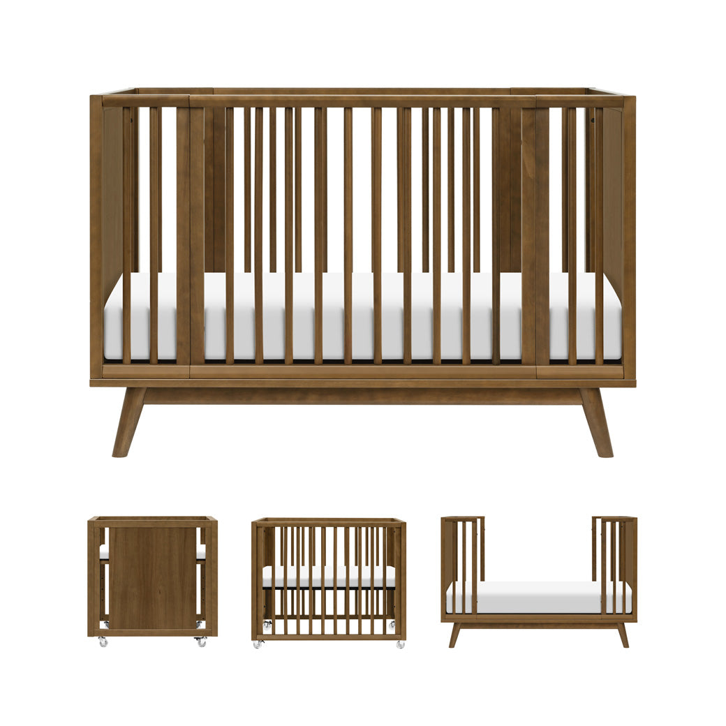 Palma 8-in-1 Convertible All-Stages Crib with Bassinet & Toddler Bed Kits