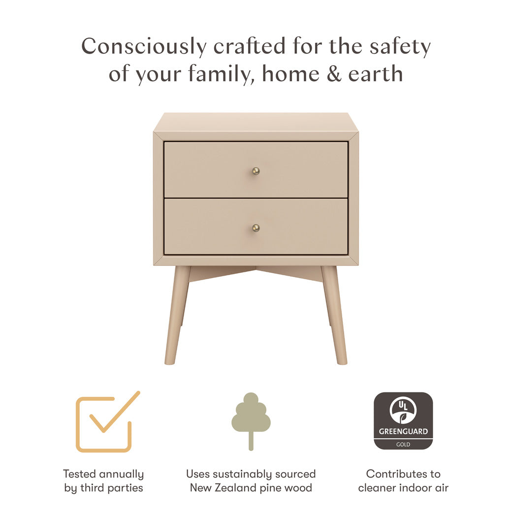 Palma Assembled Nightstand