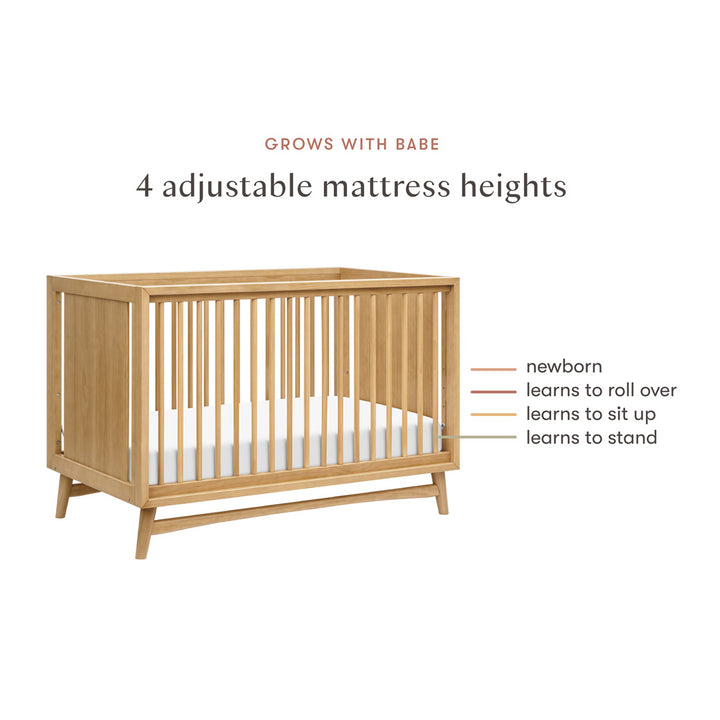 Peggy 3-in-1 Convertible Crib + Toddler Bed Conversion Kit