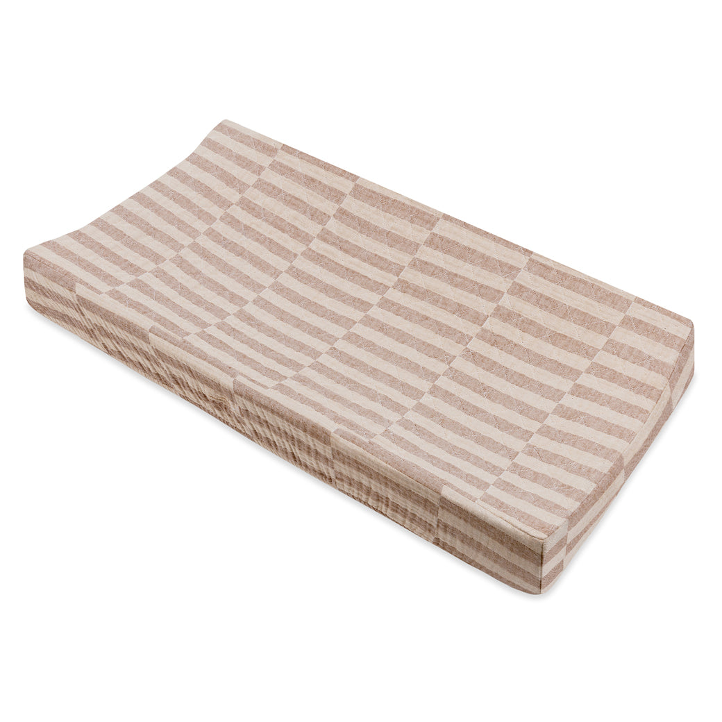 Quilted Changing Pad Cover In GOTS Certified Organic Muslin Cotton