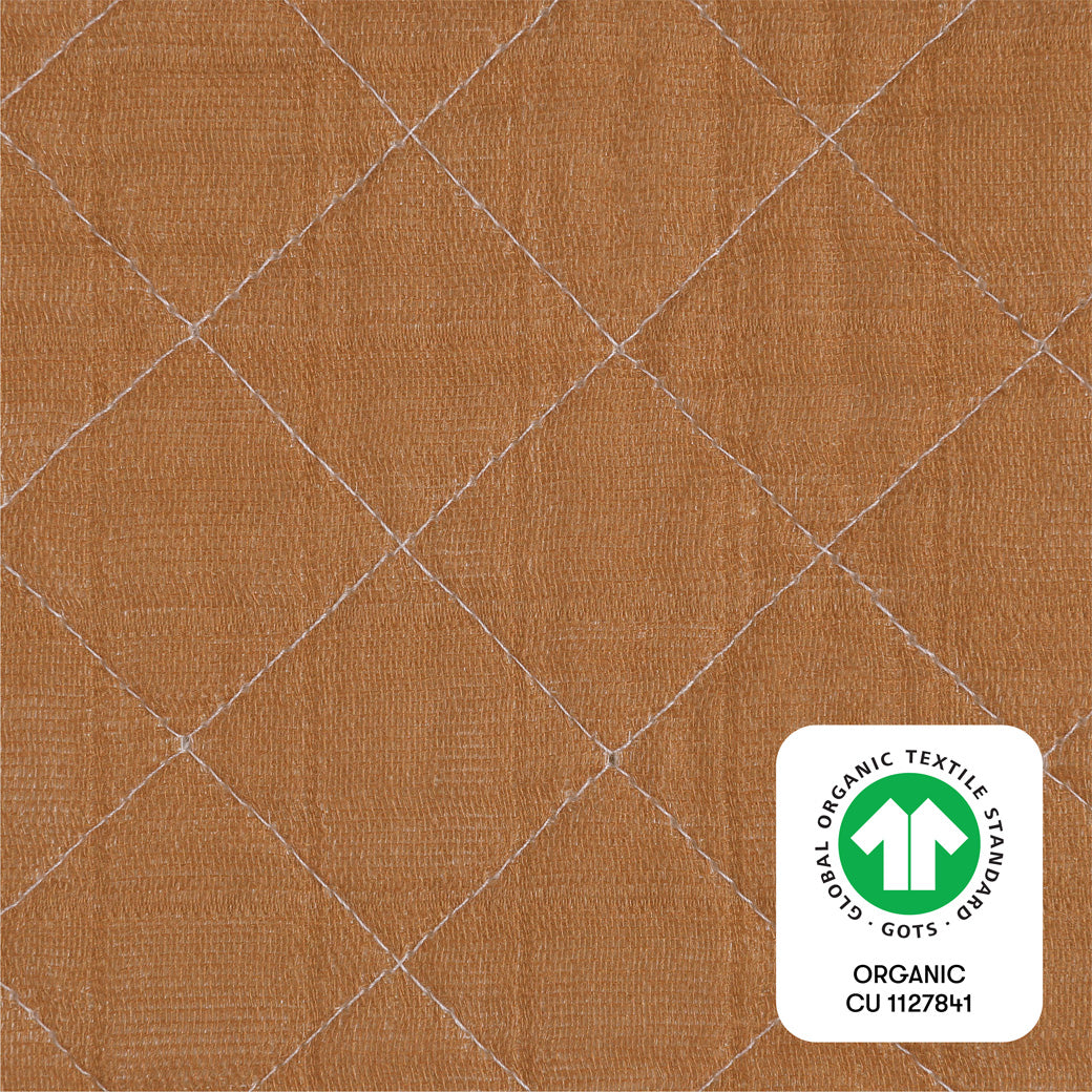 Quilted Changing Pad Cover In GOTS Certified Organic Muslin Cotton