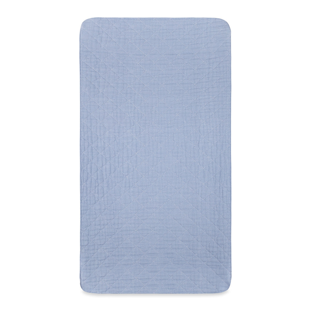 Quilted Changing Pad Cover In GOTS Certified Organic Muslin Cotton