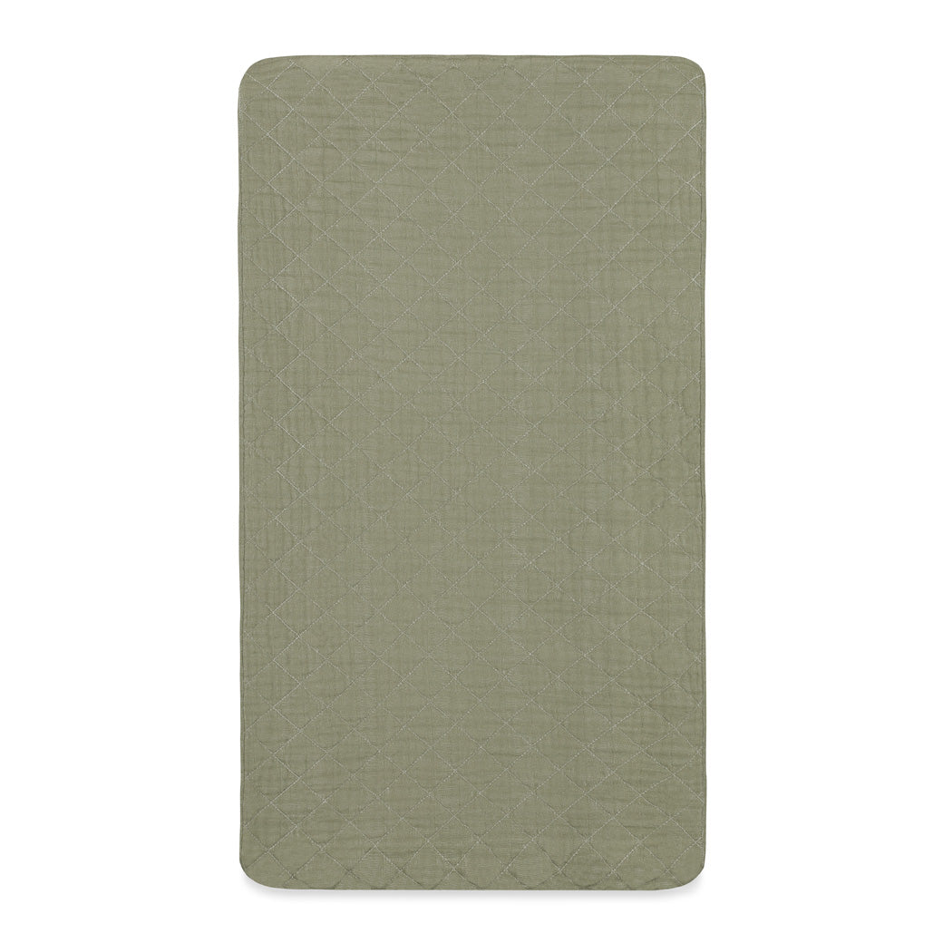 Quilted Changing Pad Cover In GOTS Certified Organic Muslin Cotton