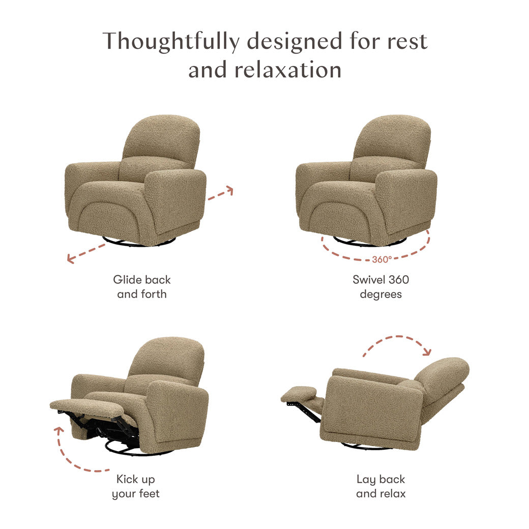 Rainbow Recliner and Swivel Glider