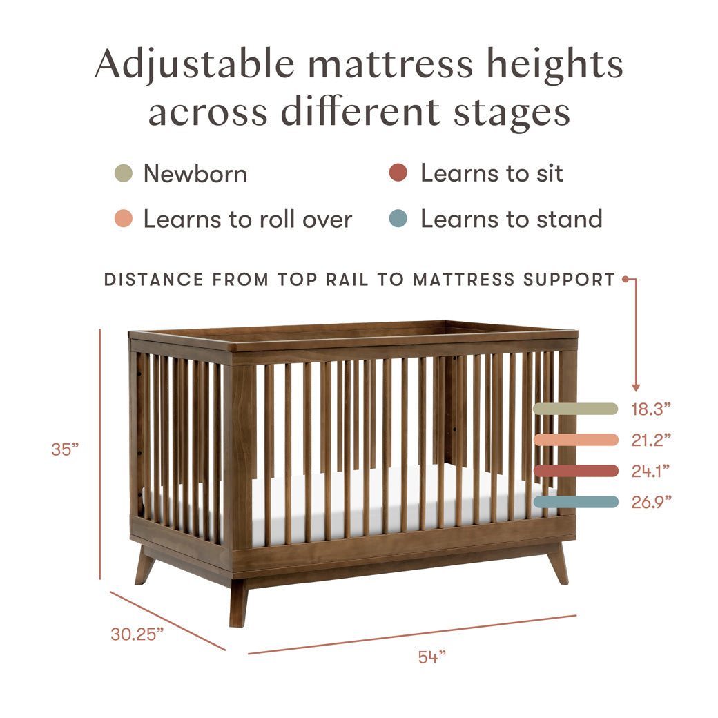 Scoot 3-in-1 Convertible Crib + Toddler Rail