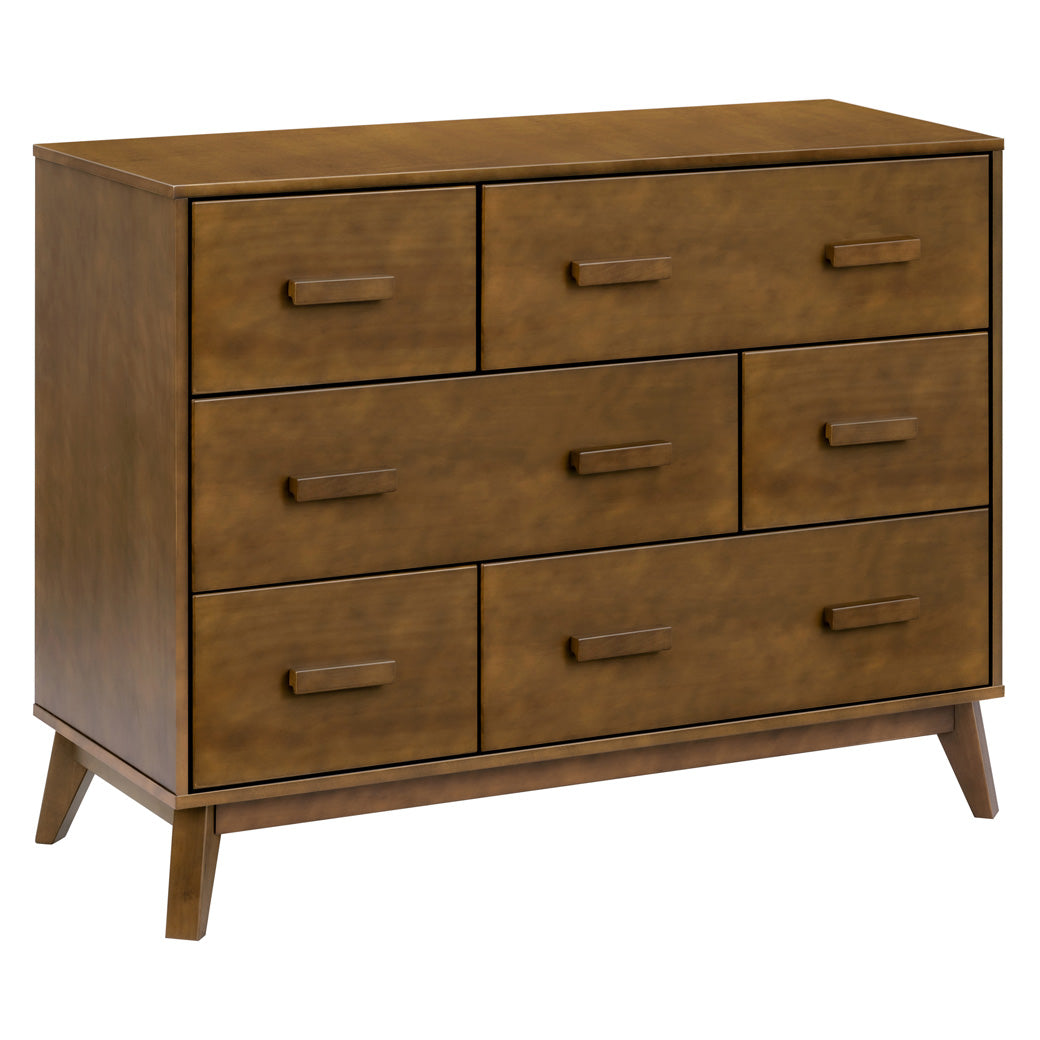 Babyletto Scoot 6-Drawer Dresser in -- Color_ Natural Walnut