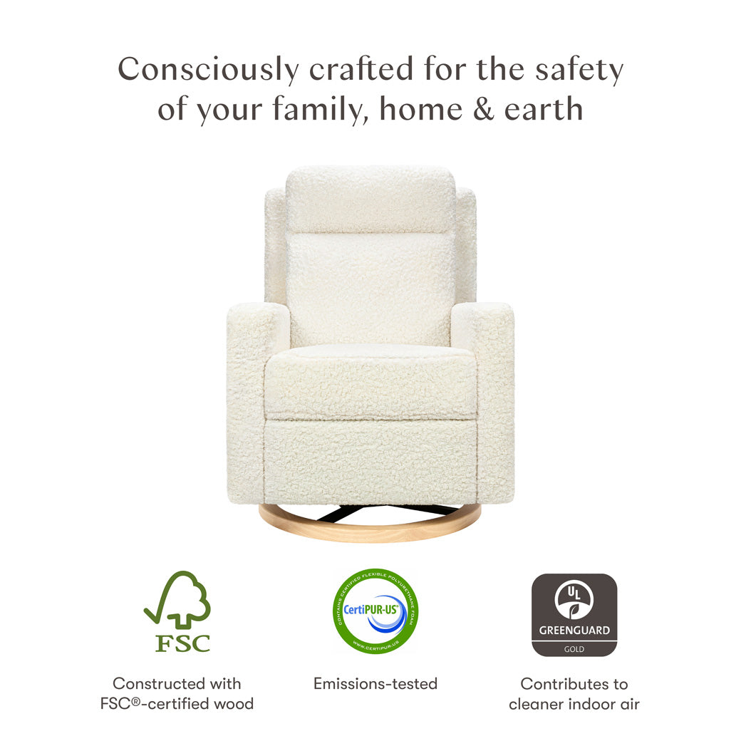 Sigi Pro Power Recliner & Swivel Glider with Power Adjustable Headrest & Lumbar Support