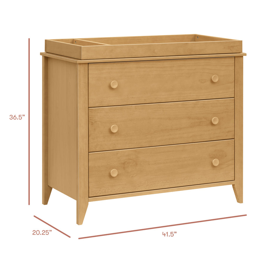 Babyletto Sprout 3 Drawer Changer Dresser with Removable Changing Tray