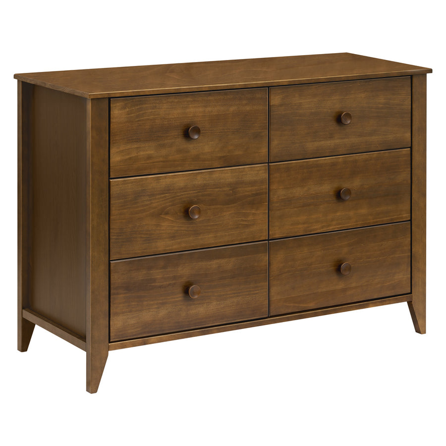 blue dress for baby girl Craftsman Mission 6-Drawer Nursery Maple Wood Dresser with Changing Topper main image 1