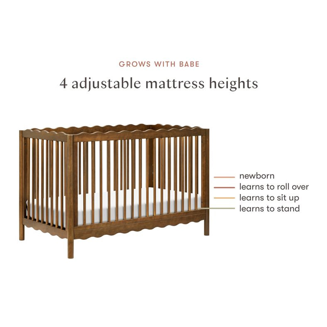 Swell 4-in-1 Convertible Crib with Toddler Bed Conversion Kit
