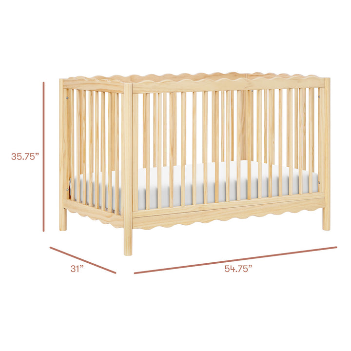 Swell 4-in-1 Convertible Crib with Toddler Bed Conversion Kit