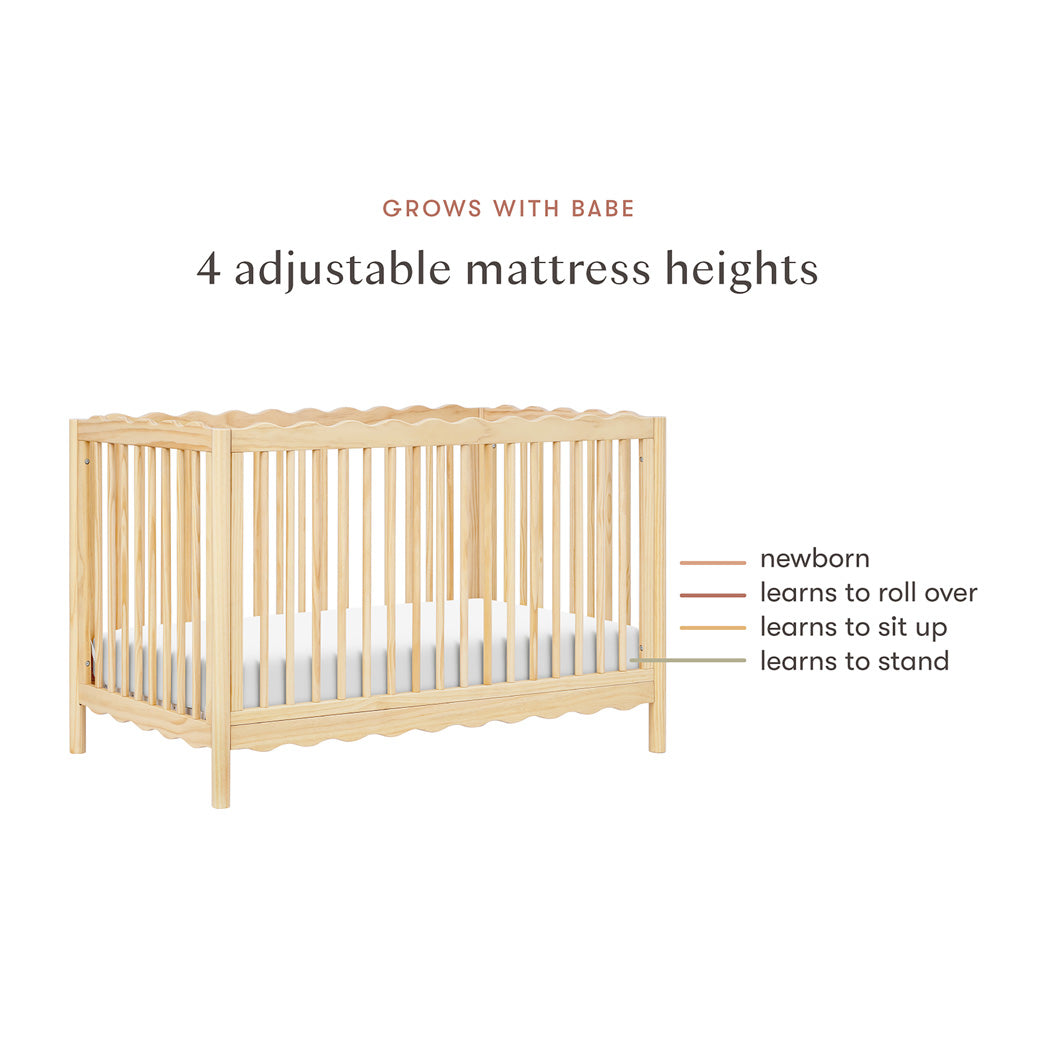 Swell 4-in-1 Convertible Crib with Toddler Bed Conversion Kit