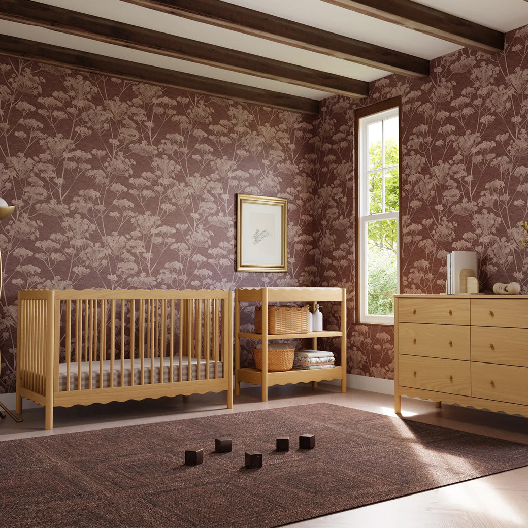 Swell 4-in-1 Convertible Crib with Toddler Bed Conversion Kit