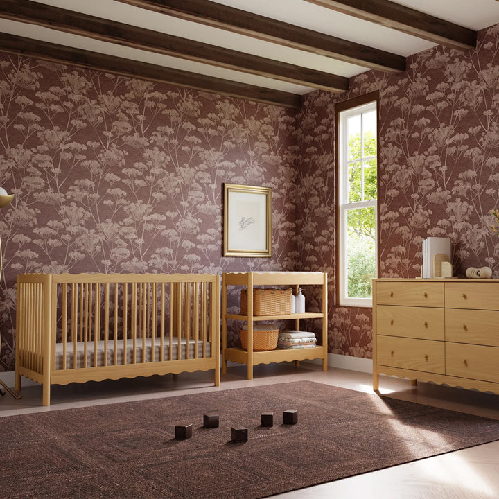 Swell 4-in-1 Convertible Crib with Toddler Bed Conversion Kit