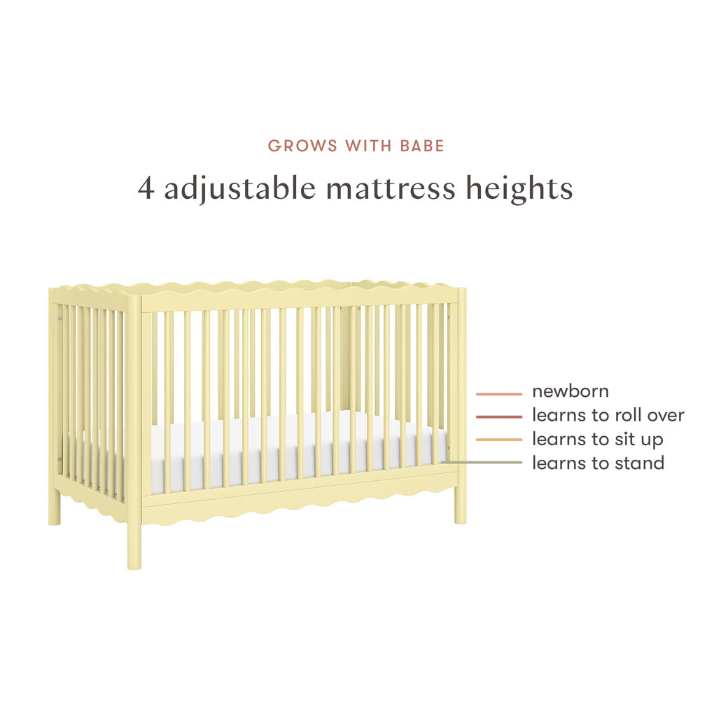 Swell 4-in-1 Convertible Crib with Toddler Bed Conversion Kit