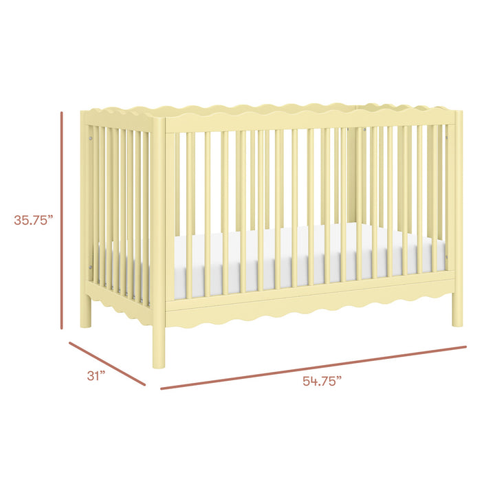 Swell 4-in-1 Convertible Crib with Toddler Bed Conversion Kit