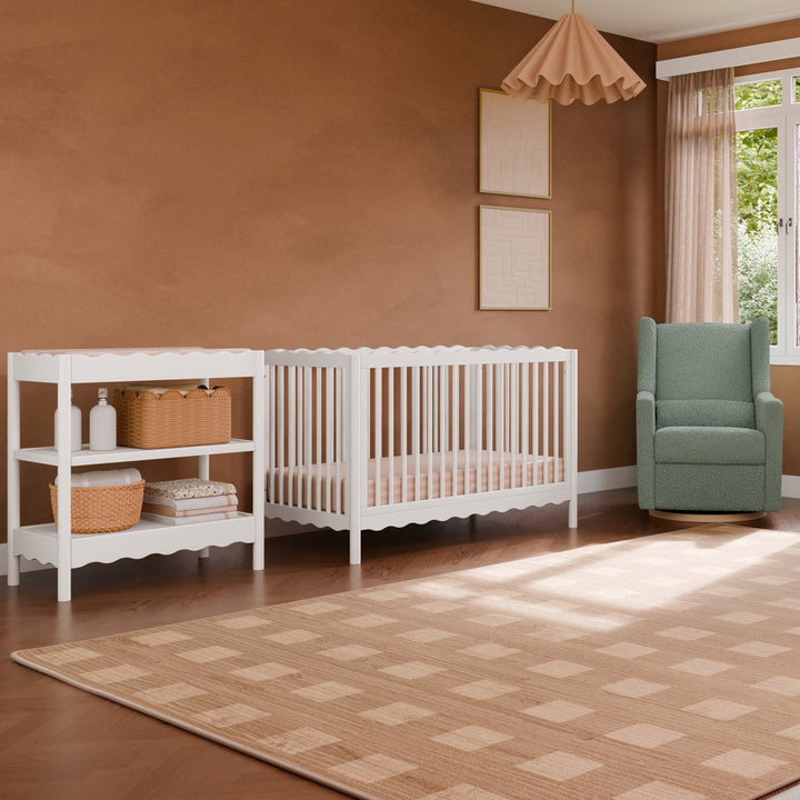 Swell 4-in-1 Convertible Crib with Toddler Bed Conversion Kit