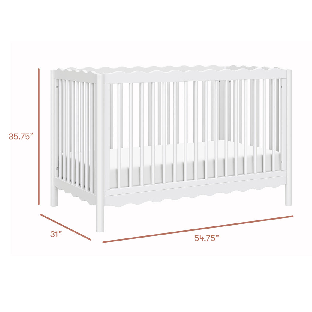Swell 4-in-1 Convertible Crib with Toddler Bed Conversion Kit